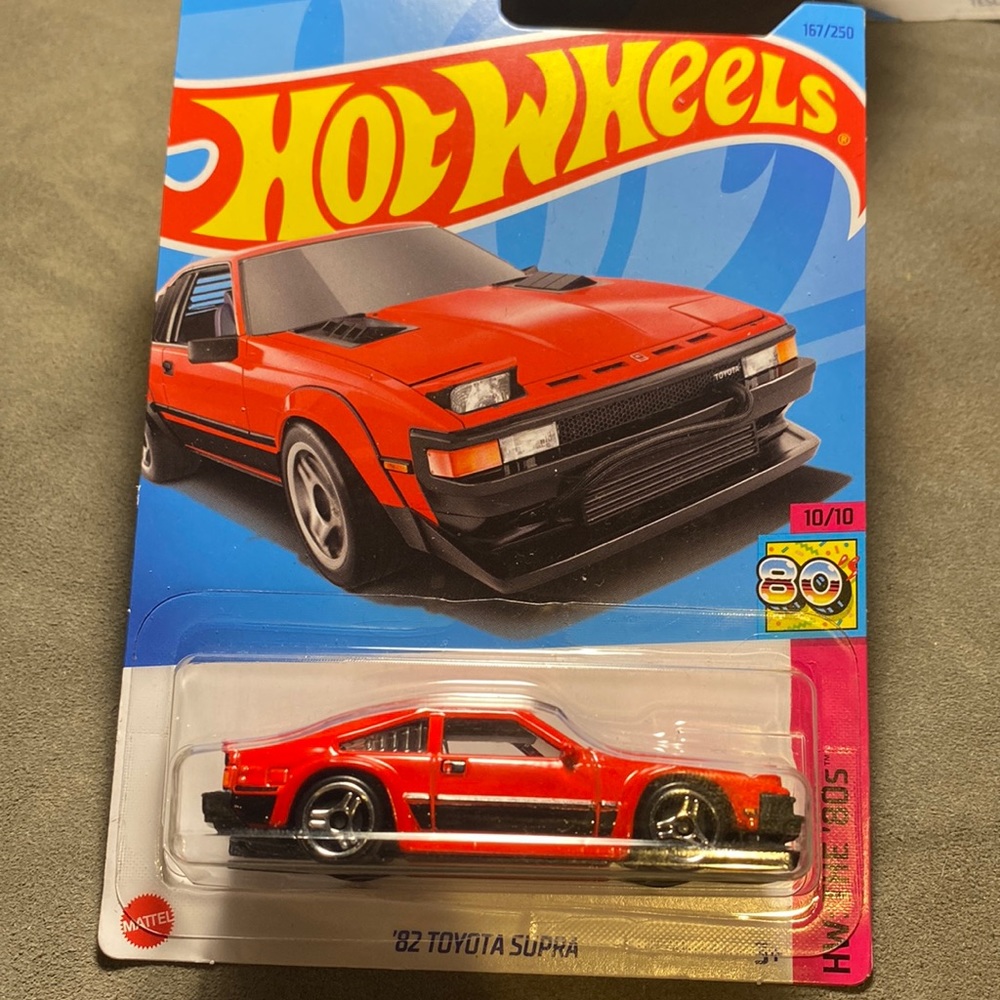 JDM 2023 Hot Wheels Hw The ‘80s ‘82 Toyota Supra Red 167/250 10/10